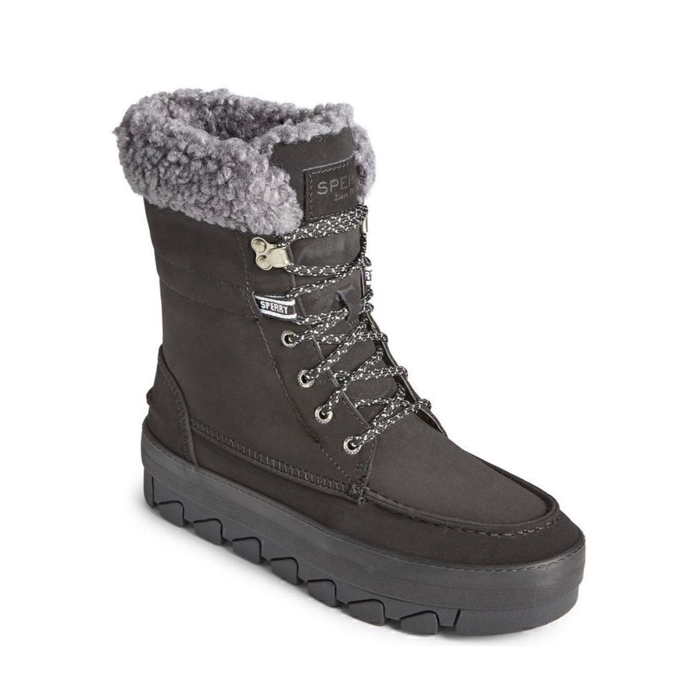 Sperry | Juneau Faux Shearling Trim Winter Boot
